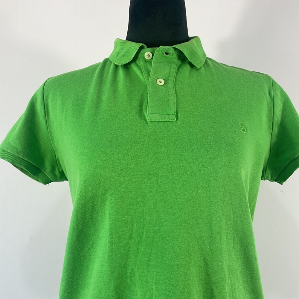Polo by Ralph Lauren Sport, Classic Fit, Slim Fit, Green, Small, women’s - Picture 12 of 13
